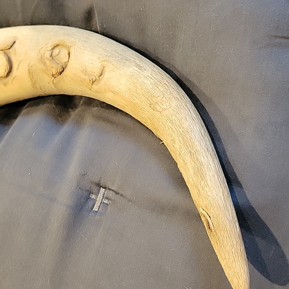 Antique Sheep's Horn,Perfect Carving of the #309. - Picture 5 of 8